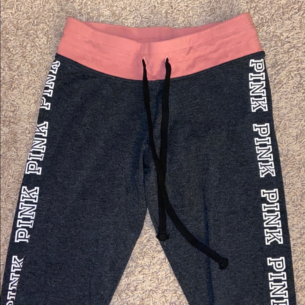 pink victoria’s secret leggings